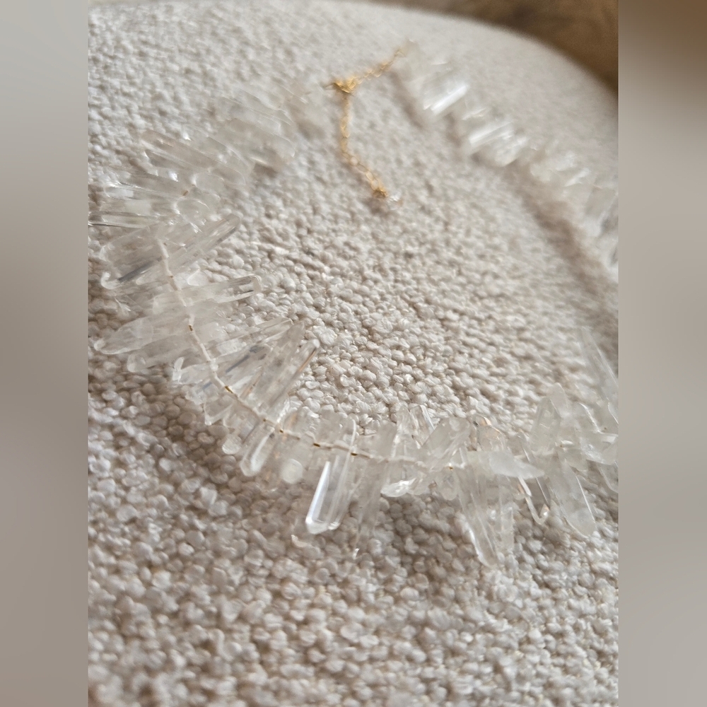 TEMPÊTE × Anthropologie, Raw Crystal Choker Necklace, MSRP$200 - Picture 8 of 8